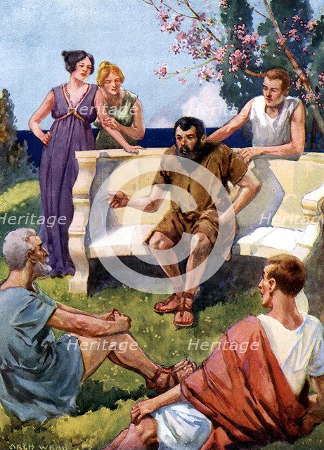 Aesop, Greek fabulist, c1900. Artist: Unknown