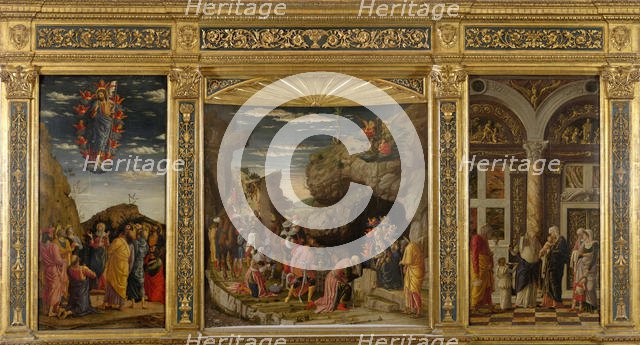 Trittico degli uffizi (Uffizi Triptych), ca 1463-1464. Creator: Mantegna, Andrea (1431-1506).