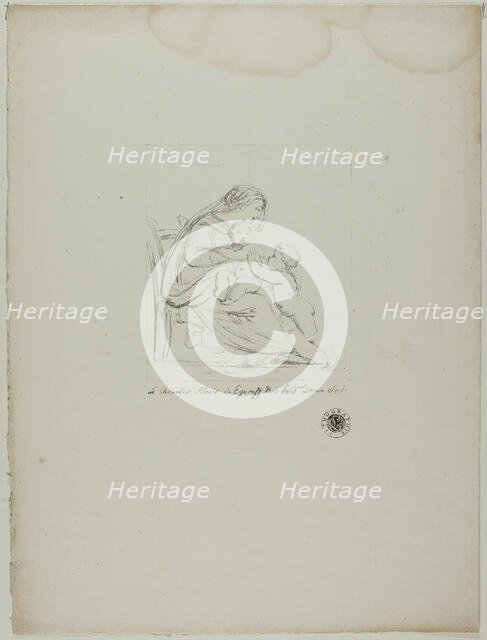 Seated Virgin, 1817–20. Creator: Vivant Denon.