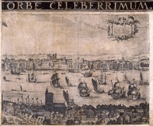 Panorama of London, 1629. Artist: Anon