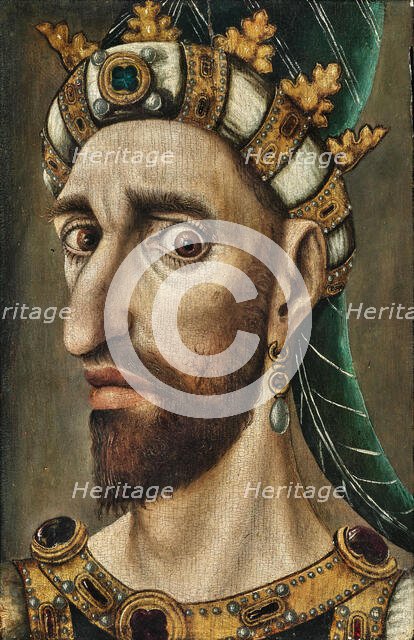 Portrait of Sultan Mehmed II (1432-1481), End of the 15th - Early 16th century. Creator: Anonymous.