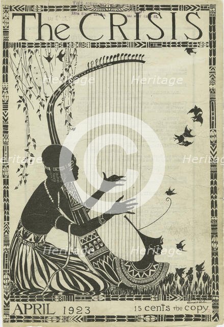 Front cover, 1923-04. Creator: Laura Wheeler Waring.