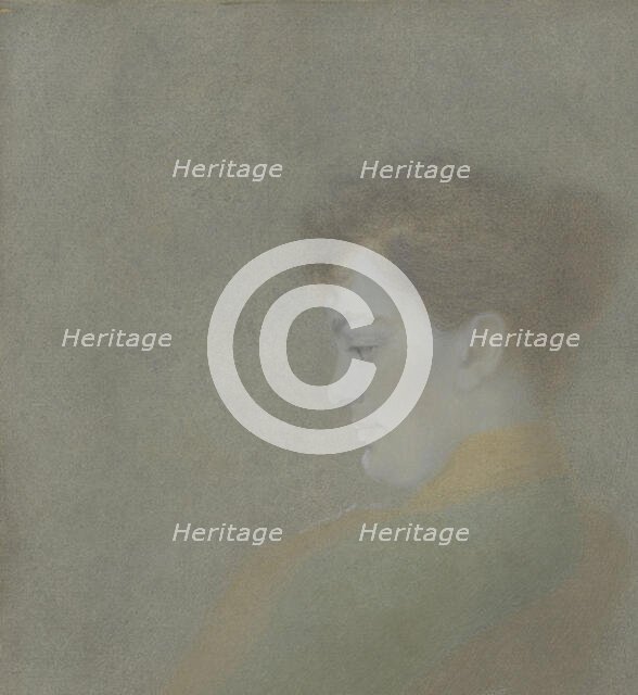 Portrait of Dora Herzberg, 1894. Creator: Hendrik Godfried Icke.