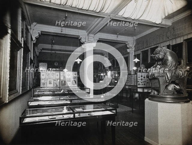 Wellcome Historical Medical Museum, Wigmore Street, London: the Jenner section of the Gallery... Creator: Unknown.