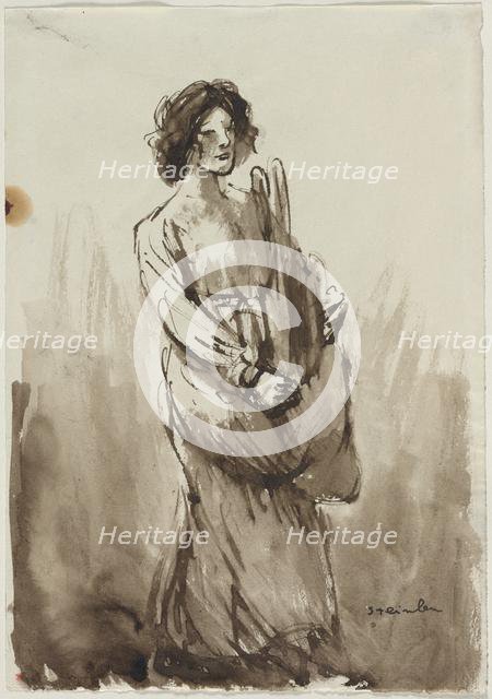 The Bread Carrier, fourth quarter 19th century or first quarter 20th century. Creator: Théophile Alexandre Steinlen (Swiss, 1859-1923).