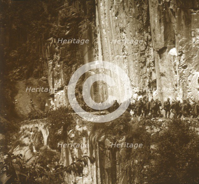 Austrian infantry, Tyrol, c1914-c1918. Artist: Unknown.