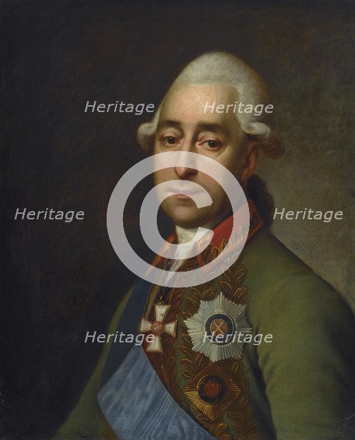 Field Marshal Prince Alexander Alexandrovich Prozorovsky (1732-1809). Artist: Levitsky, Dmitri Grigorievich (1735-1822)