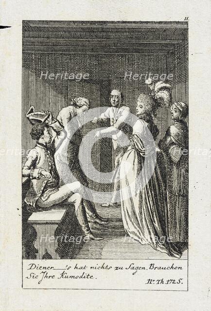 Plate 11 for J.G. Muller's 'Siegfried von Lindenberg', 1783. Creator: Daniel Nikolaus Chodowiecki.