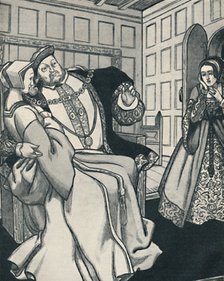 'Anne Boleyn Receives a Great Shock', c1934. Artist: Unknown.