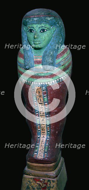 Egyptian Shabti figure. Artist: Unknown