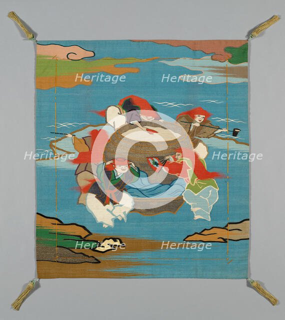 Fukusa (Gift Cover), Japan, late Edo period (1789-1868)/ Meiji period (1868-1912), 19th century. Creator: Unknown.