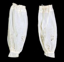 Undersleeves, American, ca. 1850. Creator: Unknown.