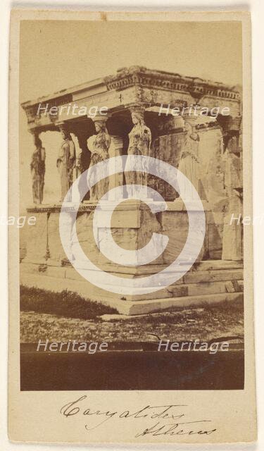 Caryatids, Athens, late 1850s-1860s. Creator: Konstantinos Dimitriou.