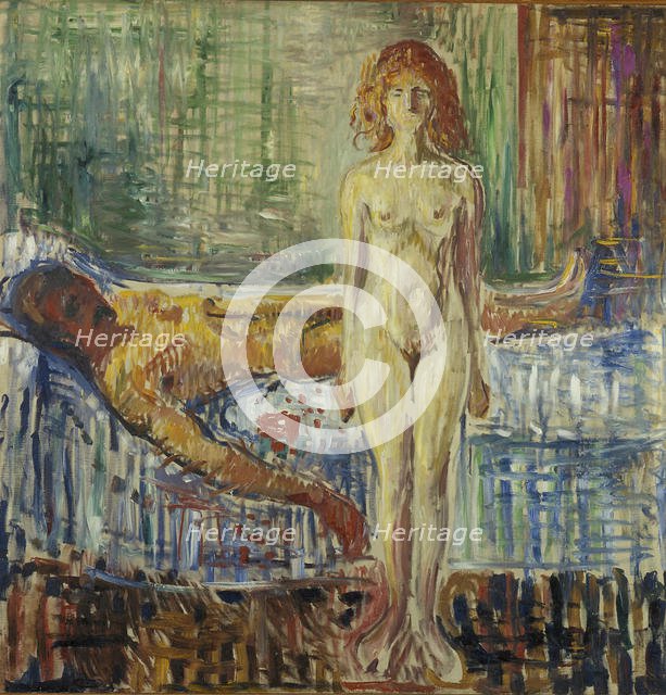 The Death of Marat II. Artist: Munch, Edvard (1863-1944)