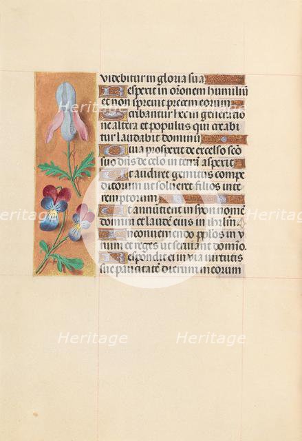 Hours of Queen Isabella the Catholic, Queen of Spain: Fol. 207v, c. 1500. Creator: Master of the First Prayerbook of Maximillian (Flemish, c. 1444-1519); Associates, and.