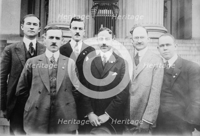 C.F. Horner, F.R. Wilson, Clarkson Potter, L.B. Franklin, R.W. Emerson..., between c1915 and c1920. Creator: Bain News Service.