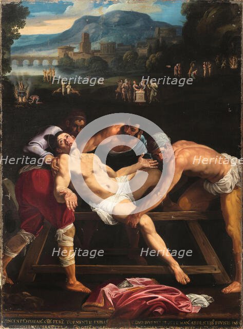 The Martyrdom of Saint Vincent of Saragossa, First third of 17th cen.. Creator: Carracci; Antonio Marziale (1583-1618).