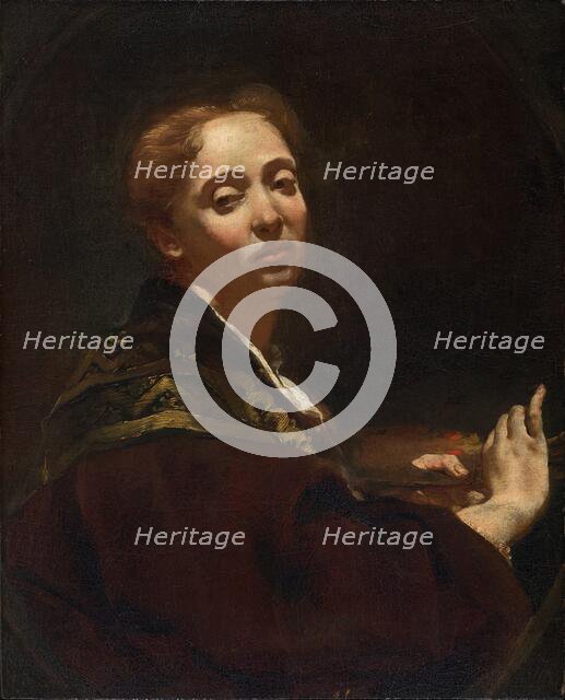 Portrait of Giulia Lama, 1715. Creator: Giovanni Battista Piazzetta.