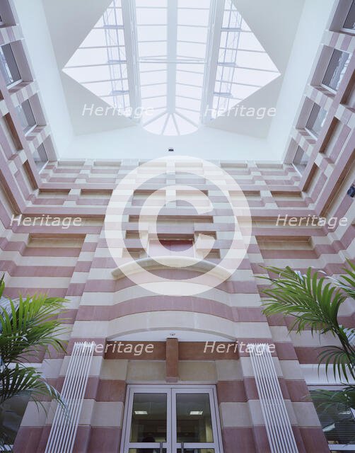 Epping Civic Offices, High Street, Epping, Epping Forest, Essex, 14/06/1990. Creator: John Laing plc.