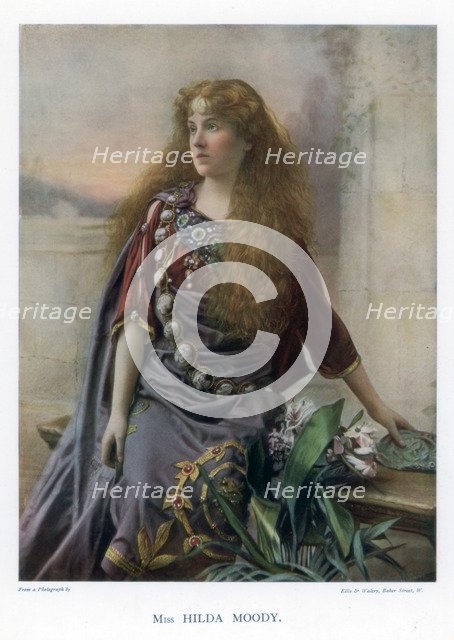 Hilda Moody, British actress, 1901.Artist: Ellis & Walery