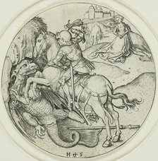 Saint George, 1469/82. Creator: Martin Schongauer.