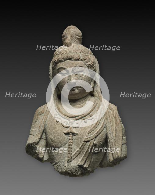 Bodhisattva, early 700s. Creator: Unknown.