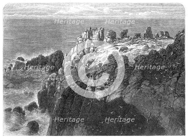 The Prince of Wales at The Land's End, Cornwall, 1865. Creator: Unknown.