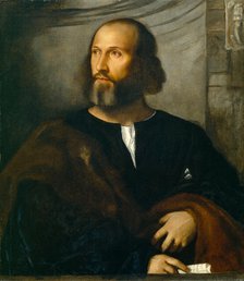 Portrait of a Bearded Man, c1515. Creator: Titian's School.