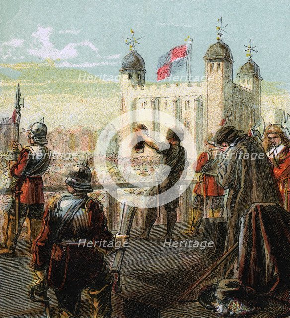 'The Execution Of Lord Strafford', 1641, (c1850). Artist: Unknown