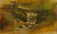 Mountain stream, 1860-1890. Creator: Friedrich Carl von Scheidlin.