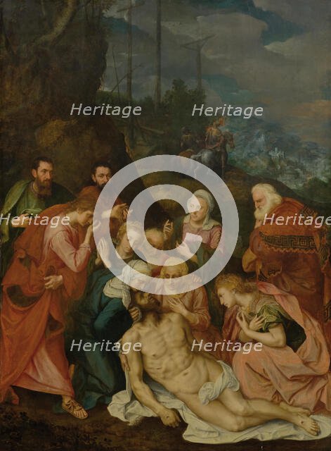 The Lamentation over Christ, 1553. Creator: Key; Willem Adriaensz (1516-1568).