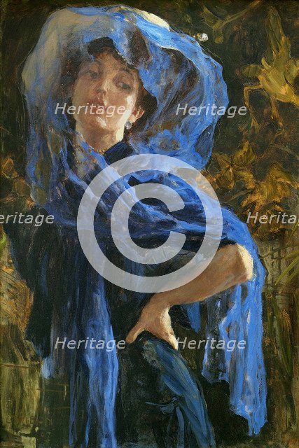 The blue veil, 1907.