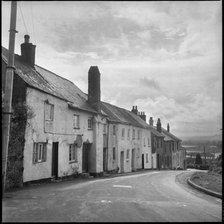 Row of cottages, possibly in Devon or Cornwall, 1967. Creator: Eileen Deste.