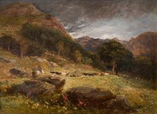 Driving Cattle, 1849. Creator: David Cox the elder.