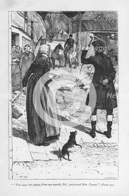 Scene from Adam Bede by George Eliot, c1885. Artist: William Small