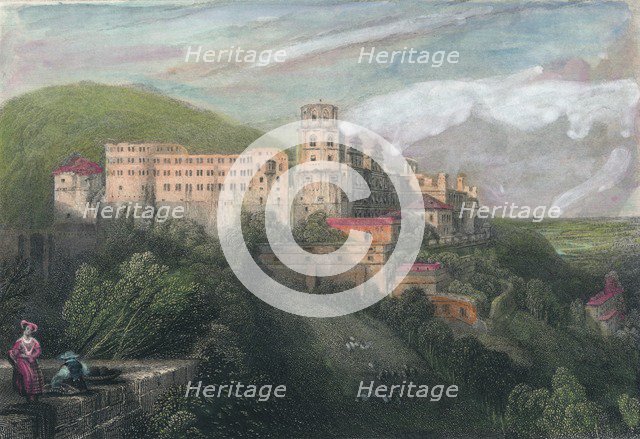 'Heidelberg', c1834. Artist: James Tibbitts Willmore.