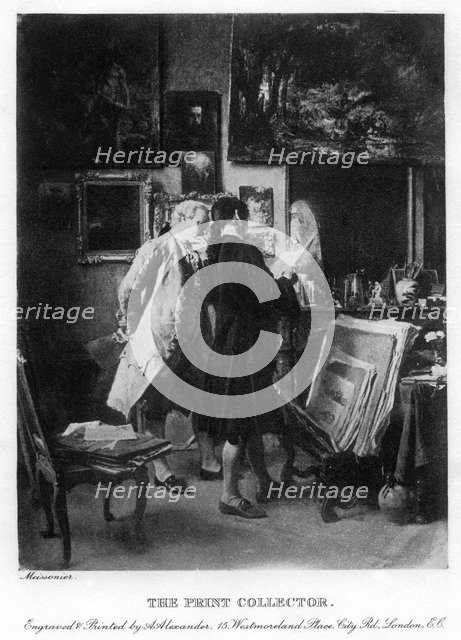 'The Print Collector', 1908-1909.Artist: A Alexander