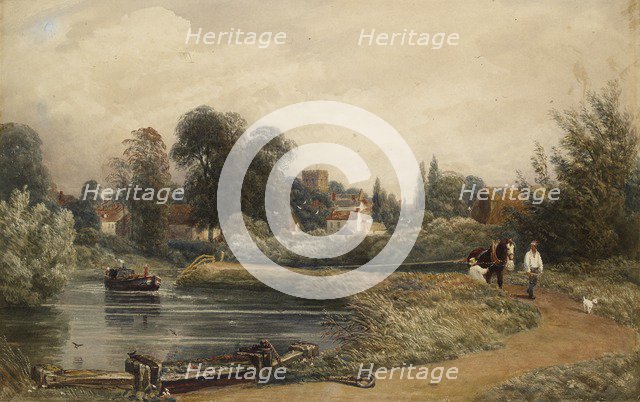 View of Iffley from the River, 1841. Artist: JMW Turner.