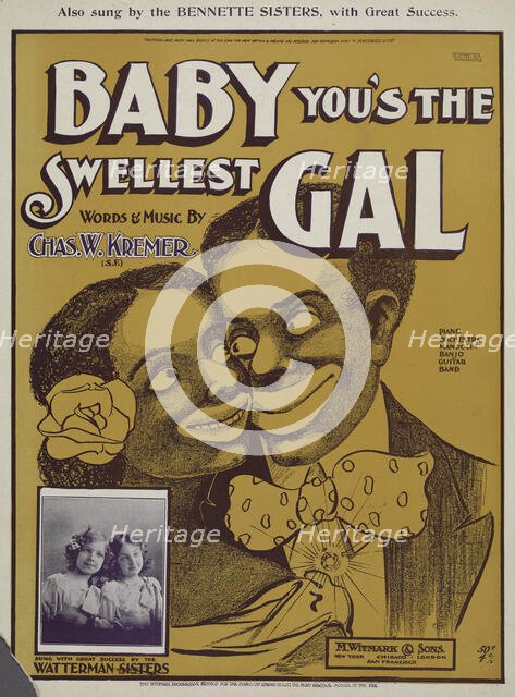 'Baby, you'se the swellest gal', 1901. Creator: Unknown.
