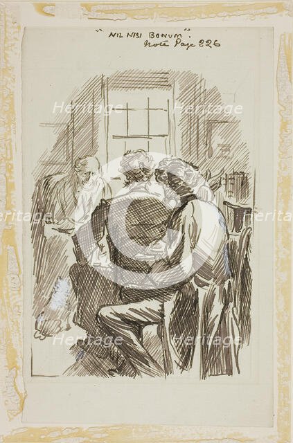 Nil Nisi Bonum, 1870/91. Creator: Charles Samuel Keene.