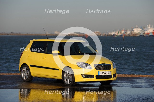 SKODA Fabia 2007. Artist: Simon Clay.