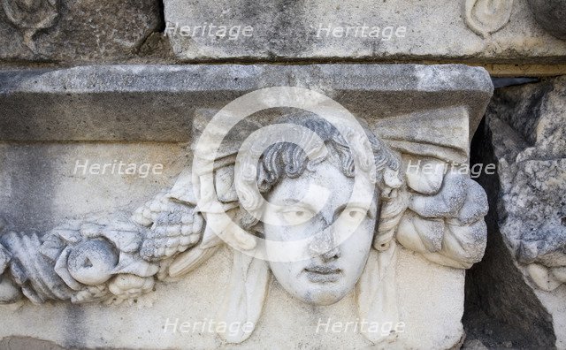 The Portico of Tiberius, Aphrodisias, Turkey. Artist: Samuel Magal