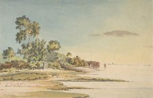 Landscape on a Bay, 19th century. Creator: Anon.