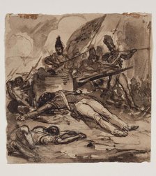 Battle Scene, between 1804 and 1860. Creator: Auguste Raffet.