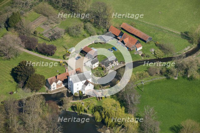 Wiston Mill, a 18th-19th century timber-framed watermill, Wissington, Suffolk, Suffolk, 2015 Creator: Historic England.