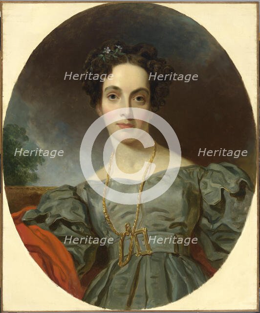 Emma Embury, c. 1832-1834. Creator: Henry Inman.