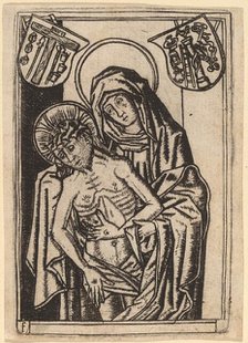The Virgin Supporting the Body of Christ, c. 1490/1500. Creator: Master F.