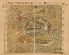 Map of Moscow, 1881. Artist: Anonymous master  