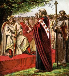 'Saint Augustine And The Saxons', (c1850). Artist: Unknown
