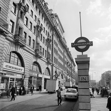 Baker Street underground station, London, 1960-1972. Artist: John Gay